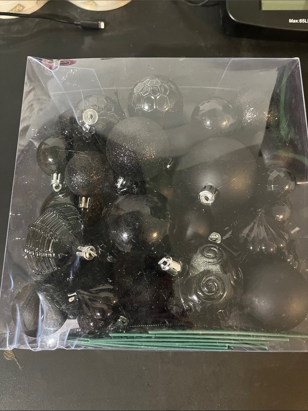 Holiday Ornament Set with Tree Topper